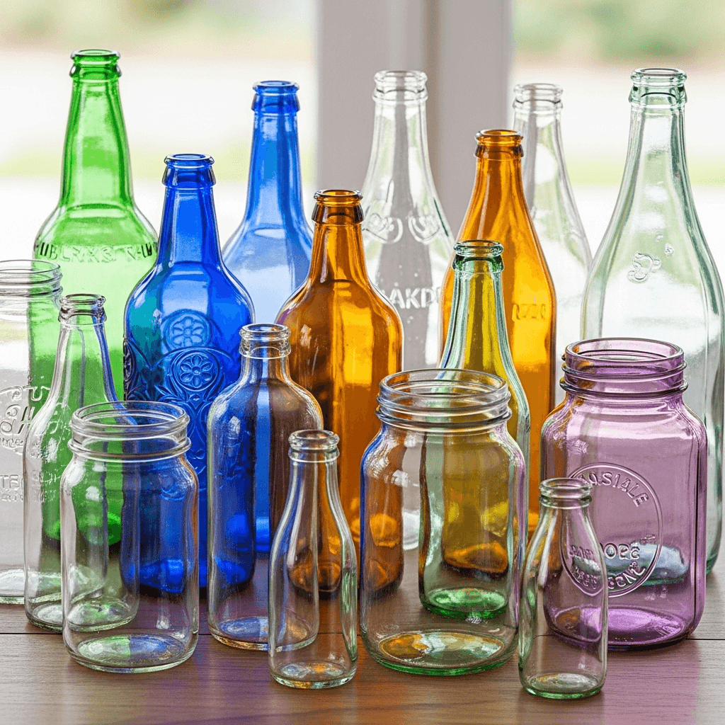 An image of Glass for recycling