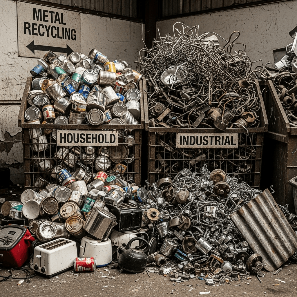 An image of Metals for recycling